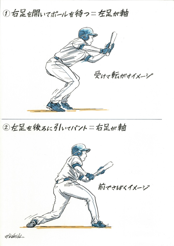 正しいバントの構えとは 元ソフトバンク 柴原洋に聞く 野球コラム 週刊ベースボールonline