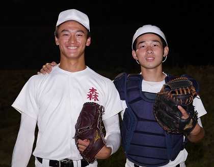 ドラフト上位候補・森木大智のすべてを知る「左手」。目標は夏の甲子園で全国制覇