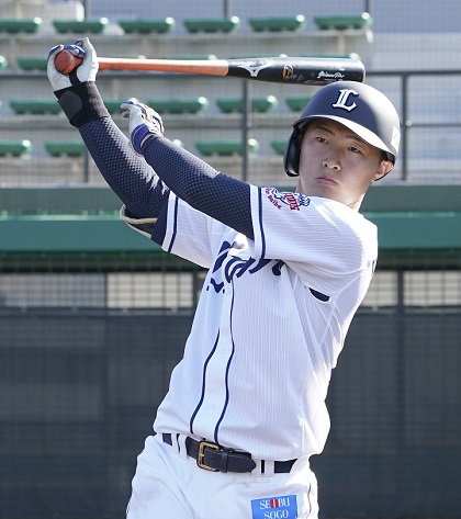 広角打法でアピールする山村崇嘉　憧れは筒香嘉智「自分もあんな本塁打を打ちたい」／2021若獅子インタビュー第1回