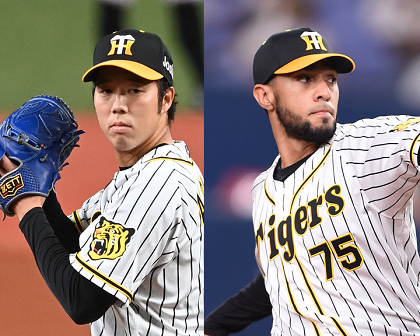 【背番号物語】阪神「＃50&＃75」最多勝、最高勝率の青柳と、最多セーブのスアレス。その背番号の系譜は？