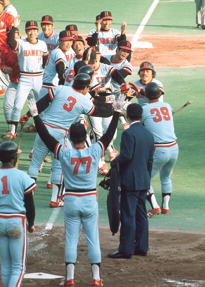 【後払い手数料無料】 阪急ブレーブス 1976-77黄金時代実使用ユニフォーム 8小松健二 実使用、サイン入り