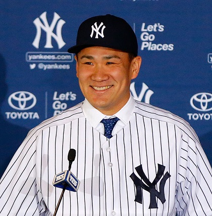 日本人選手史上最高年俸でピンストライプにソデを通した田中将大／日本人メジャーの軌跡