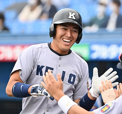 慶大・清原正吾の献身的な精神　ベンチでの“明るさ、声”と2安打2打点で“四番の仕事”