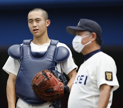 法政二の2年生捕手・三木翔大郎が大事にしている楽天二軍監督の父から