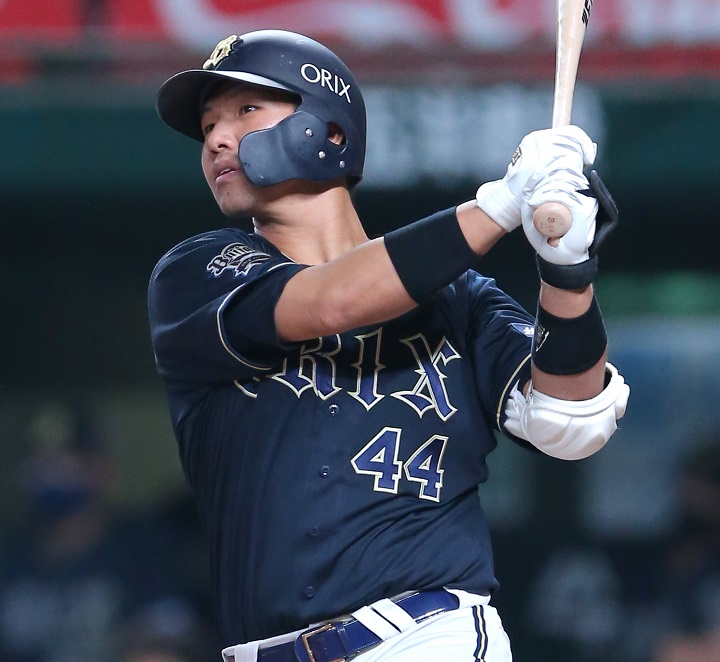 オリックスバファローズ　頓宮裕真選手　夏の陣　ユニフォーム山本由伸