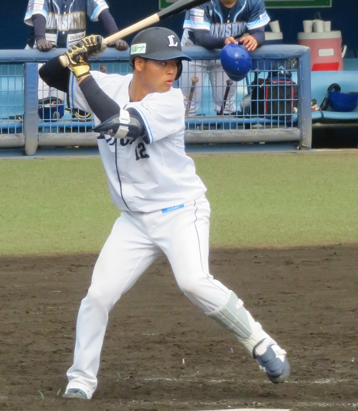 西武育成4位・是澤涼輔がデビュー戦でマルチ安打「このヒットは小関コーチのおかげ」