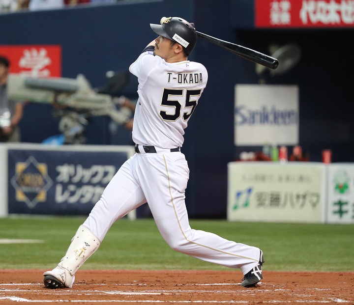 オリックス T-岡田選手 実使用スパイク T-岡田選手！ #オリックス