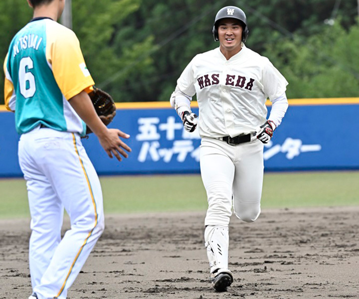 この秋の覚醒の予感…全早稲田戦で豪快な2ランを放った早大・前田健伸