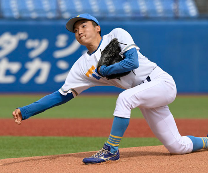 【大学野球】明大・宗山塁も攻略に苦戦　東大サブマリン・渡辺向輝の巧みな投球