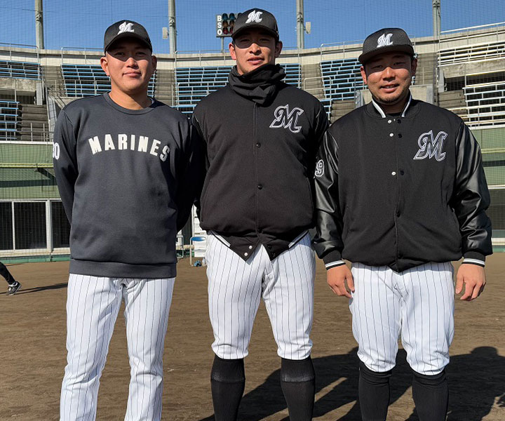 【ロッテ】「初心に戻れた」「みんな上手だった」柏の葉で3選手が野球教室を開催