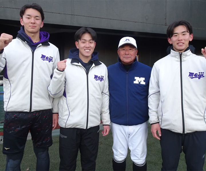【大学野球】2025年の練習をスタートさせた明大　23年春以来のV奪還へ4年生を中心に地道に進めるチームづくり