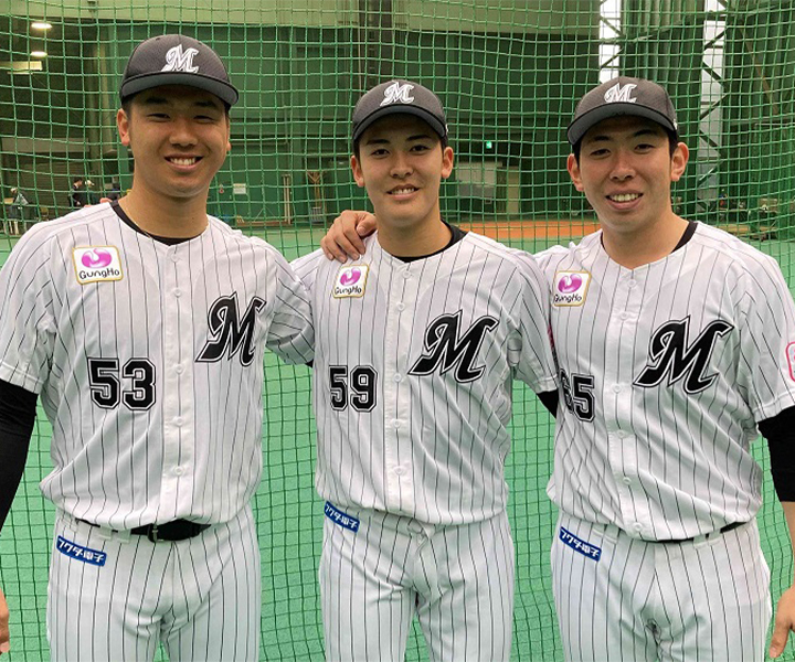 【ロッテ】寺地「初心に戻れました」／若手3選手が地元・千葉市の小学生を対象に野球教室