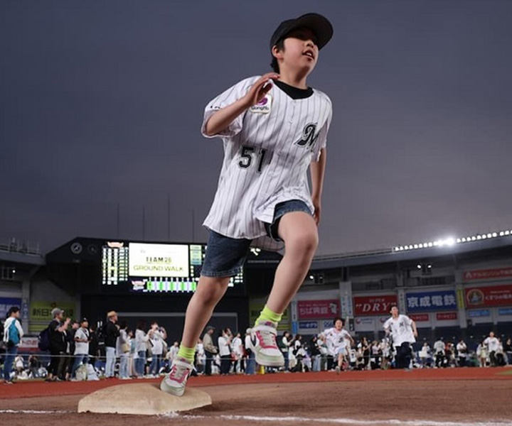 【ロッテ】4月のZOZOマリン9試合で県内近隣13市から2万3000人を「春のこども招待2025」