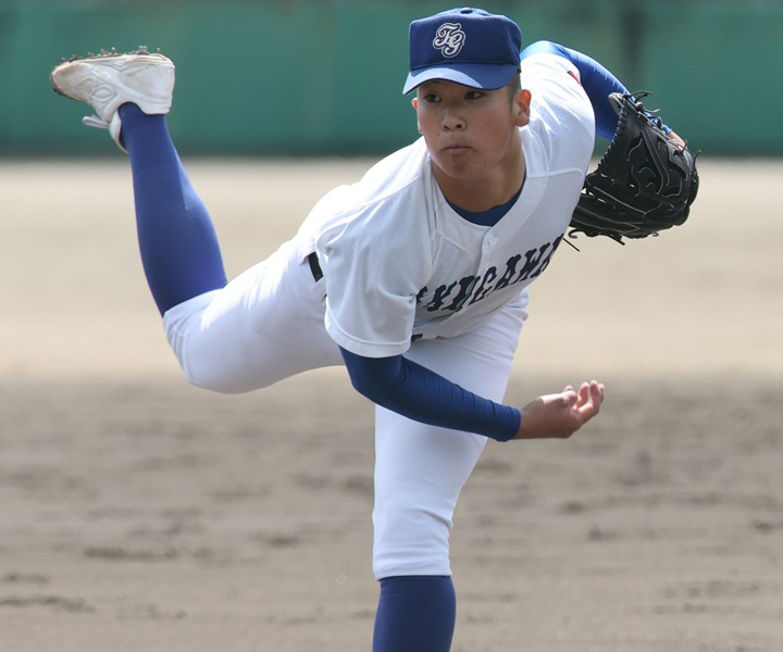 【高校野球】U-18日本代表候補強化合宿で二刀流として持ち味を発揮した滝川・新井瑛太