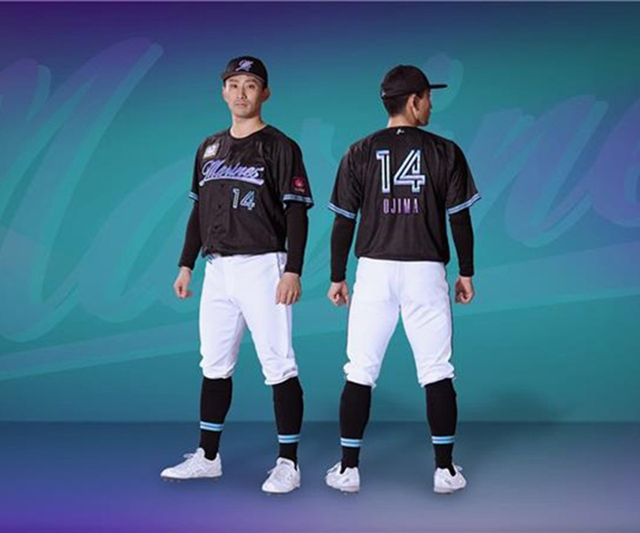 ロッテ】きらめきを味方につける／今年の夏のBLACK SUMMERユニが発表