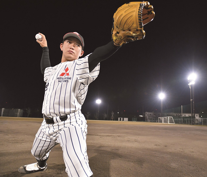 打者を牛耳る Mlb級ストレート廣畑敦也 三菱自動車倉敷オーシャンズ 投手 目指しているのは 周囲に良い影響を与えられる人です 野球コラム 週刊ベースボールonline