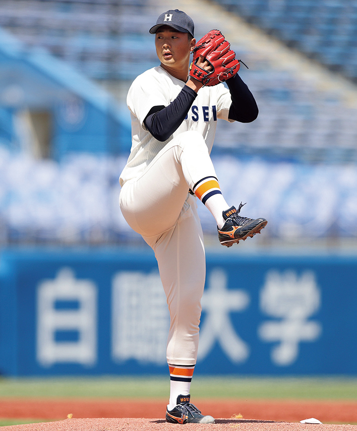 ドラフト ヤクルト 1位 山下輝 法大 直球に角度とキレ十分の大型左腕 プロ野球ドラフト会議 野球コラム 週刊ベースボールonline