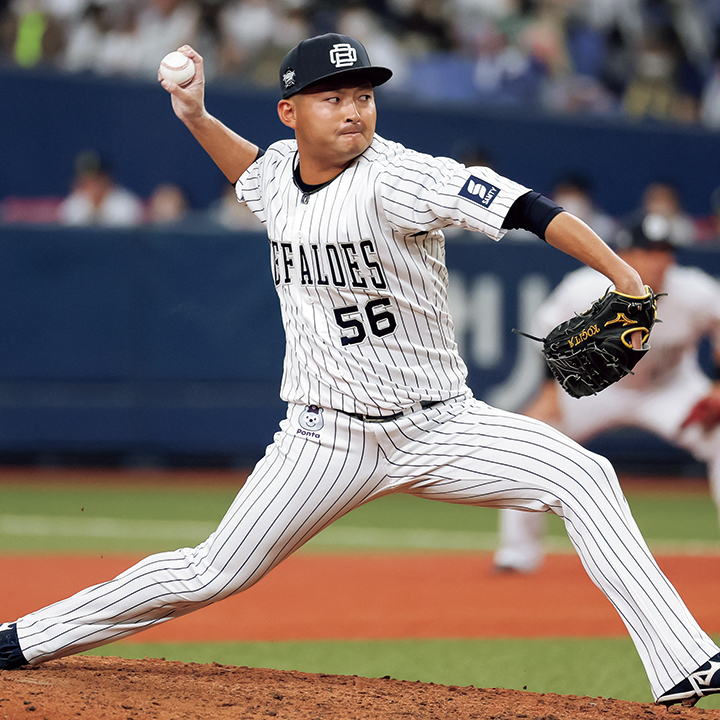 オリックス バファローズ 小木田敦也投手 ハイクオリティユニフォーム