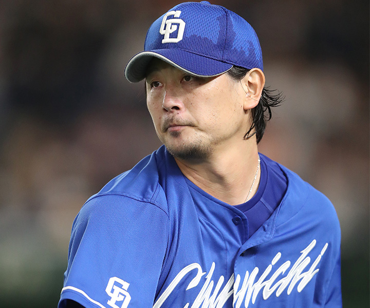 中日・涌井秀章「本拠地初めてのお立ち台はうれしかったです。盛り上がってくれたファンには本当に感謝しています」／お立ち台