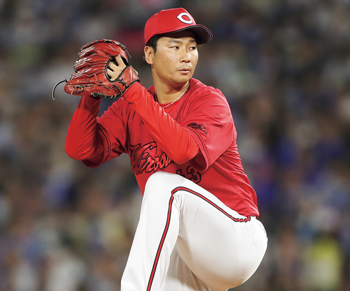 広島・島内颯太郎「投げたら1球ごとにスピード表示を見るんですよ」／球速