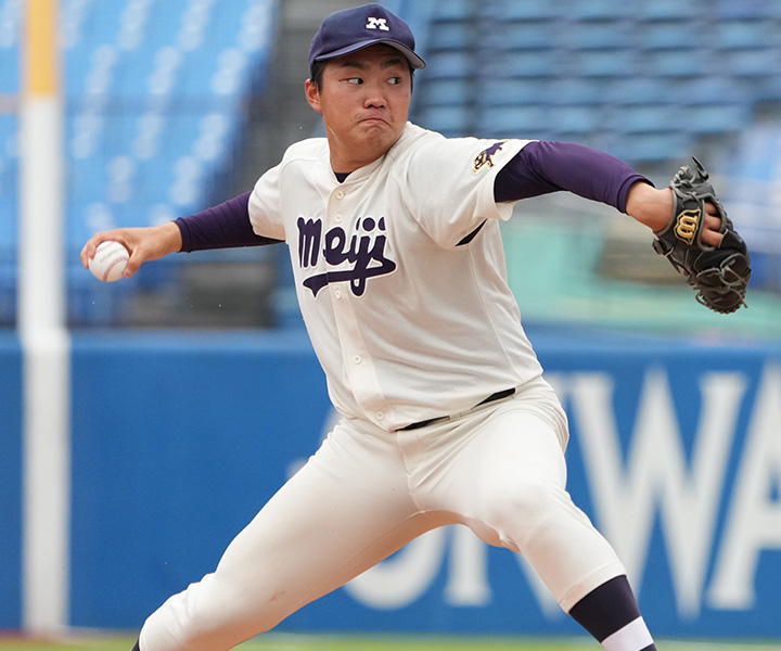 【ドラフト】ソフトバンク・4位 村田賢一(明大) 安定感は折り紙つき／プロ野球ドラフト会議