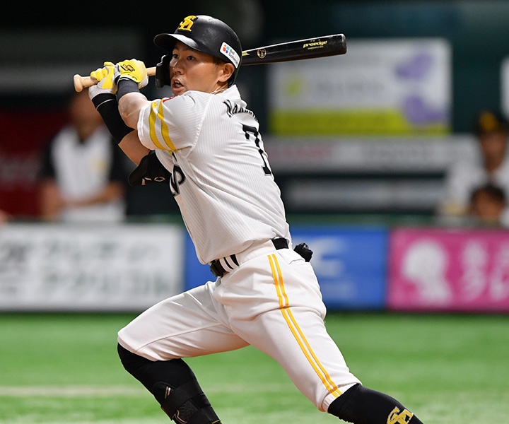 ソフトバンク・中村晃「合同自主トレを行います。1人でやるのって難しいんですよ。サボろうと思えば、いくらでもサボれるので(笑)」／自主トレ