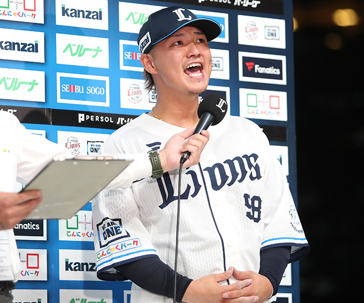 西武・佐藤龍世「トノさんに教えてもらった立川の焼き肉屋さんがあって、1カ月もしないうちに3回ぐらい行きました」／マイブーム
