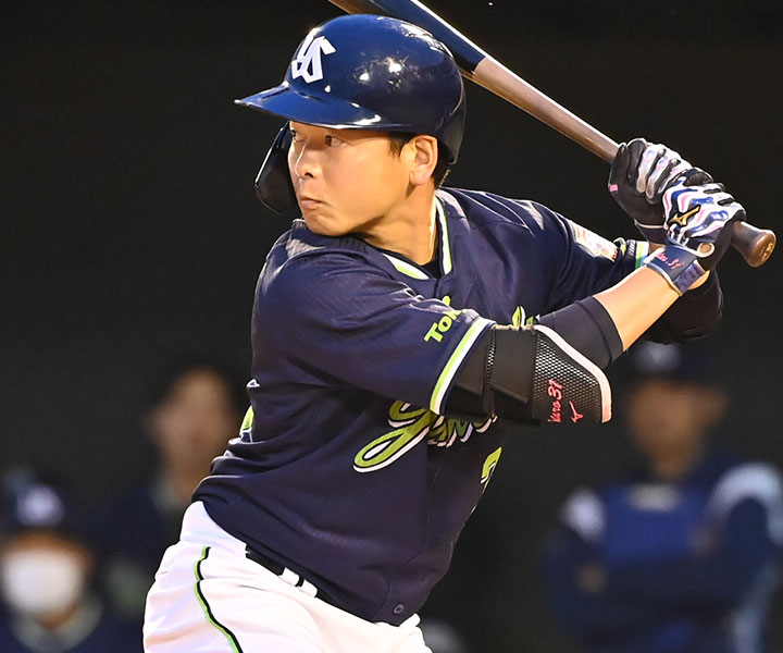 ヤクルト・山崎晃大朗「ミカンはおいしいです。あとは、高野山のほうに行ったときに食べる焼きもちが好きですね」／和歌山県のいいところ