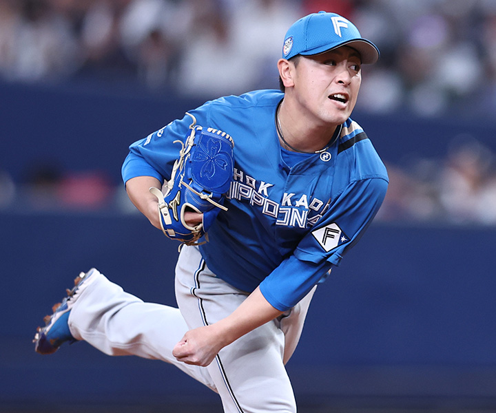 日本ハム・河野竜生「最優秀中継ぎ投手のタイトルを獲ることができました。達成できてうれしいです」／初タイトル