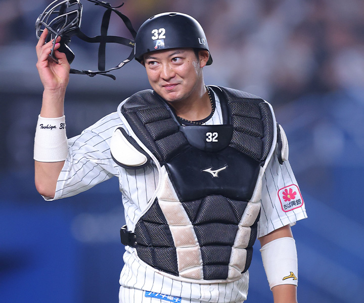 ロッテ・佐藤都志也「本当にうれしいです。もっともっと信頼されるキャッチャーになっていきたいなと思います」／規定打席