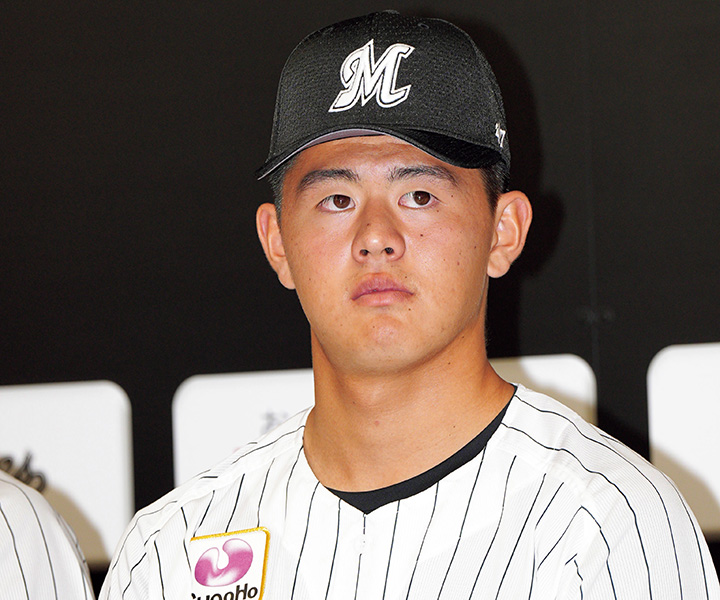 ロッテ・坂井遼「入寮時に趣味のけん玉を持ってきました。得意技は『ウグイス』という技」／けん玉