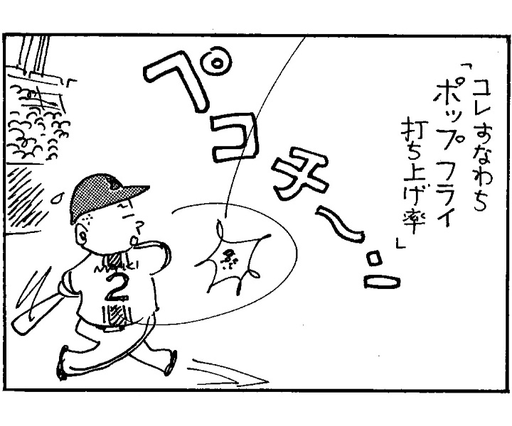 やくみつる連載4コマ『ガンバレ！　ライオンズ』『PFPポイント』