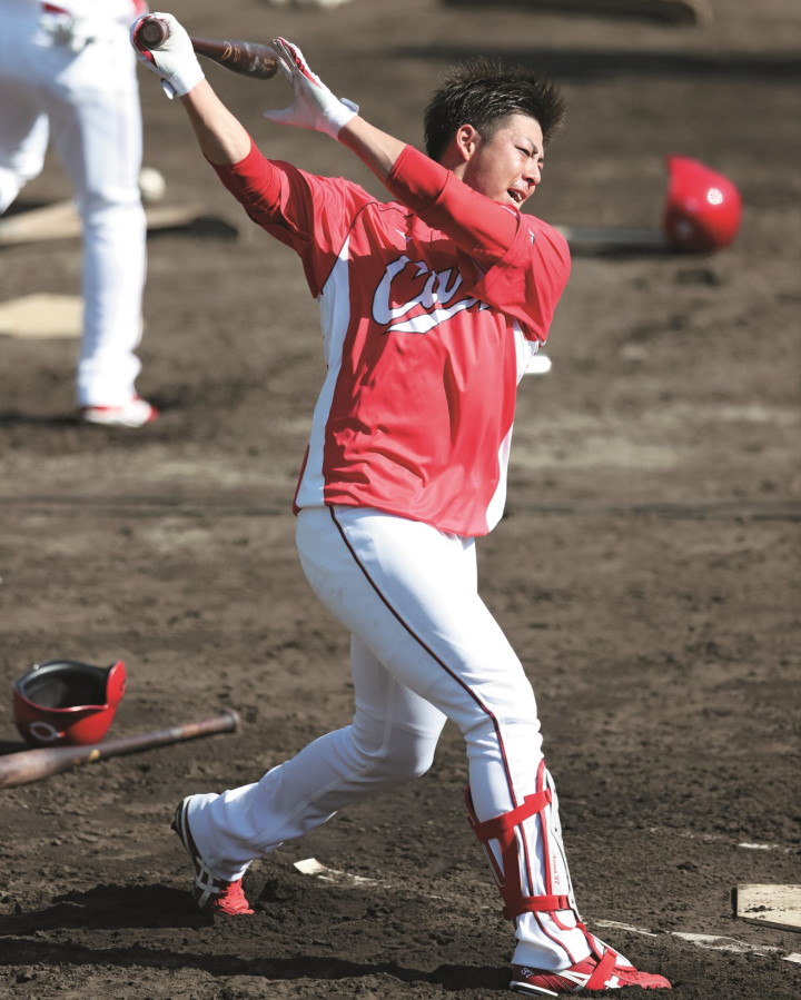 新井貴浩コラム 今週の応援人 野間峻祥選手 広島 野間には結果で 周囲を見返してほしいと思っています 野球コラム 週刊ベースボール Online