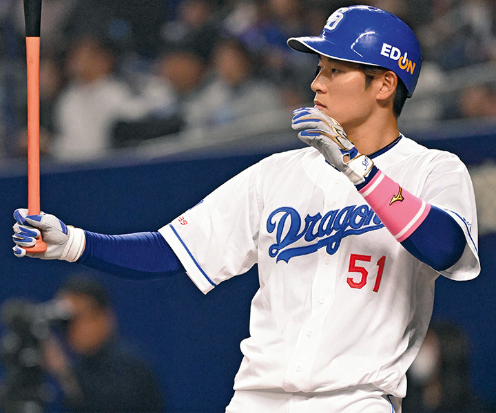 中日・上林誠知インタビュー　発展途上の29歳「全然、まだまだ、これからです。伸びしろしかないと思っているので」
