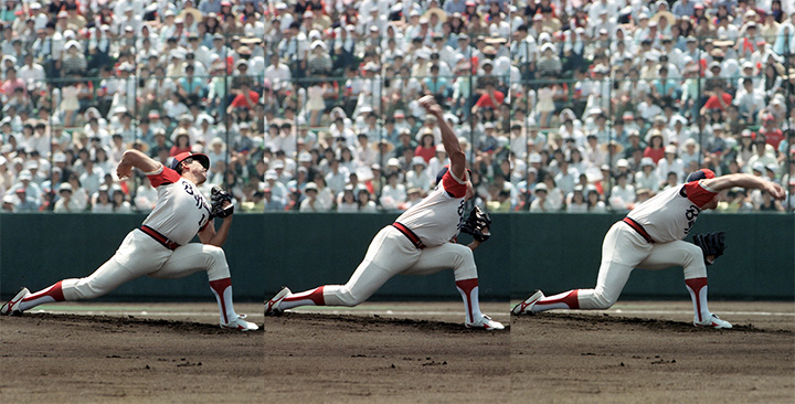 野茂英雄（ドジャース）投球フォームの写真