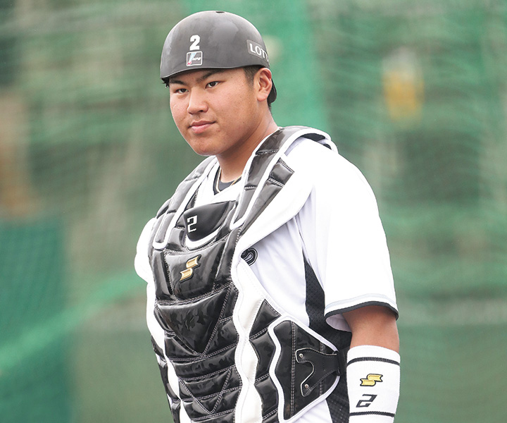 ロッテ・松川虎生インタビュー　2年目のステップアップ「今年はプロ初本塁打を打ちたい」