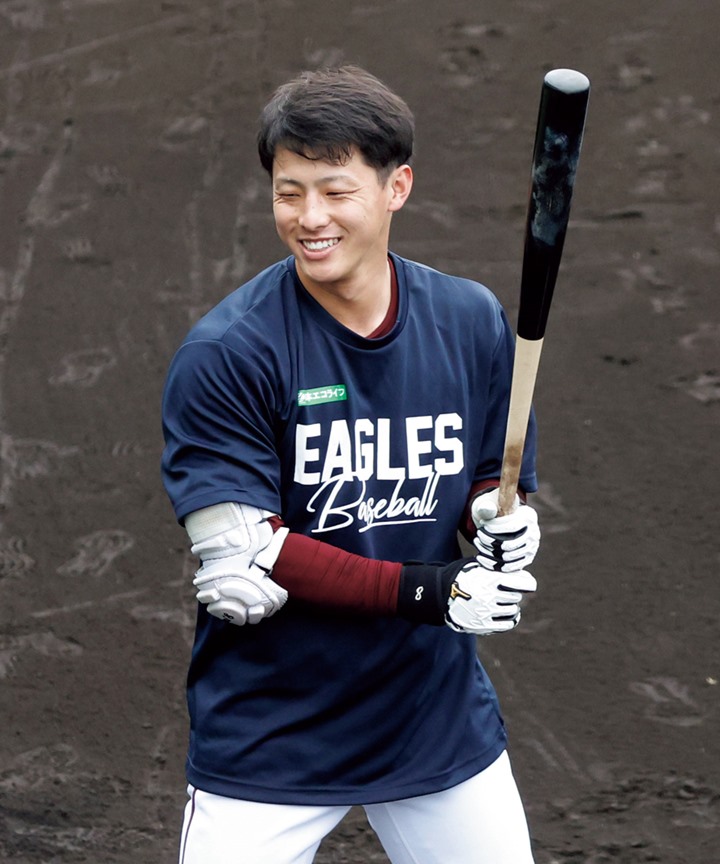 楽天イーグルス　辰巳涼介　NPBバット 楽天イーグルス 辰巳涼介 実使用 NPBバット - メルカリ