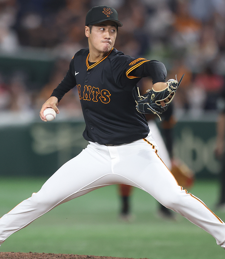 巨人・西舘勇陽が史上初のデビューから10試合連続ホールド(週間