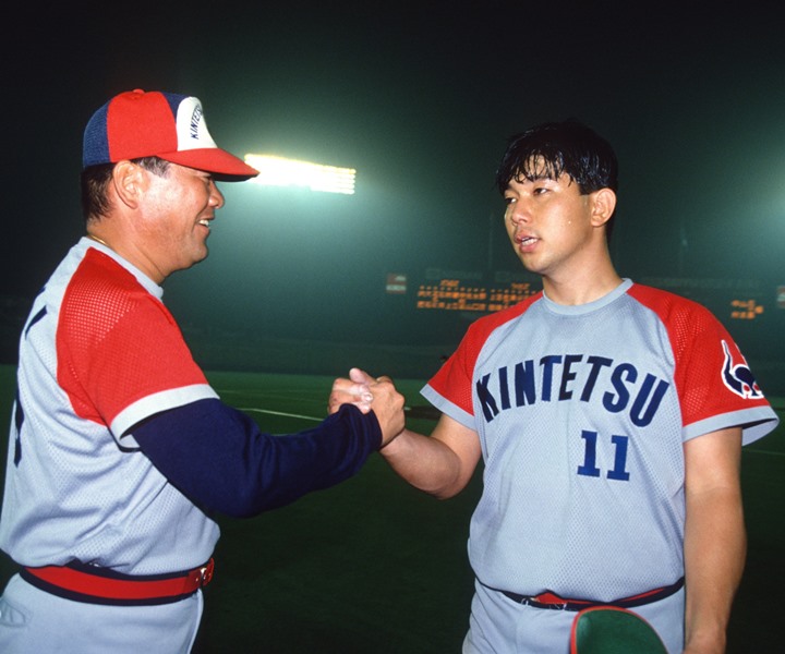 野茂英雄の額 1994年7月1日＞16与四球の新記録で完投！ 近鉄・野茂の「最後