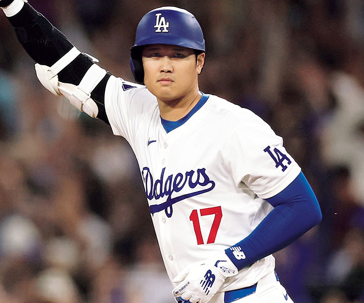 ドジャース・大谷翔平　史上最速で『40-40』達成！「もっともっとこれから勝って、記録を塗り替えて頑張りたい」