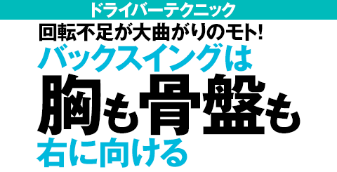 バックスイングは胸も骨盤も右に向ける パーオン決めまくり ドライバー アイアンレッスン ワッグルonline