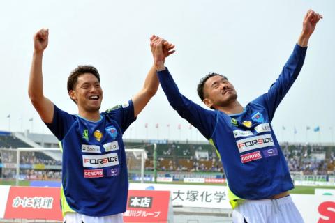 横浜fc 横浜fcのfw津田 古巣 徳島相手に 恩返しゴール 今日は忘れられない試合になった 練習場レポート 速報 サッカーeg