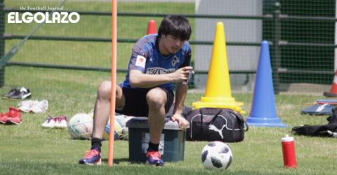 熊本 右膝半月板損傷で離脱していたgk野村政孝 約2カ月ぶりのグラウンド 練習場レポート 速報 サッカーeg