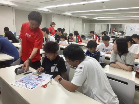 「サッカーのある風景のために、地球と未来の守り方」。Jリーグと日本財団が小学生向けサステナビリティ体験ワークショップを開催
